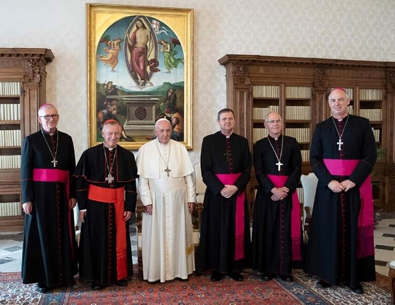 NZ Bishops meeting Pope Francis