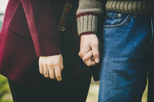 hand holding